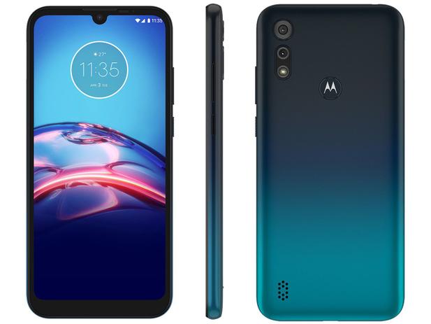 Celular Smartphone Motorola E6S 64G Blue - Celulares - azul - Central - unidade    Cod. CL MT E6S